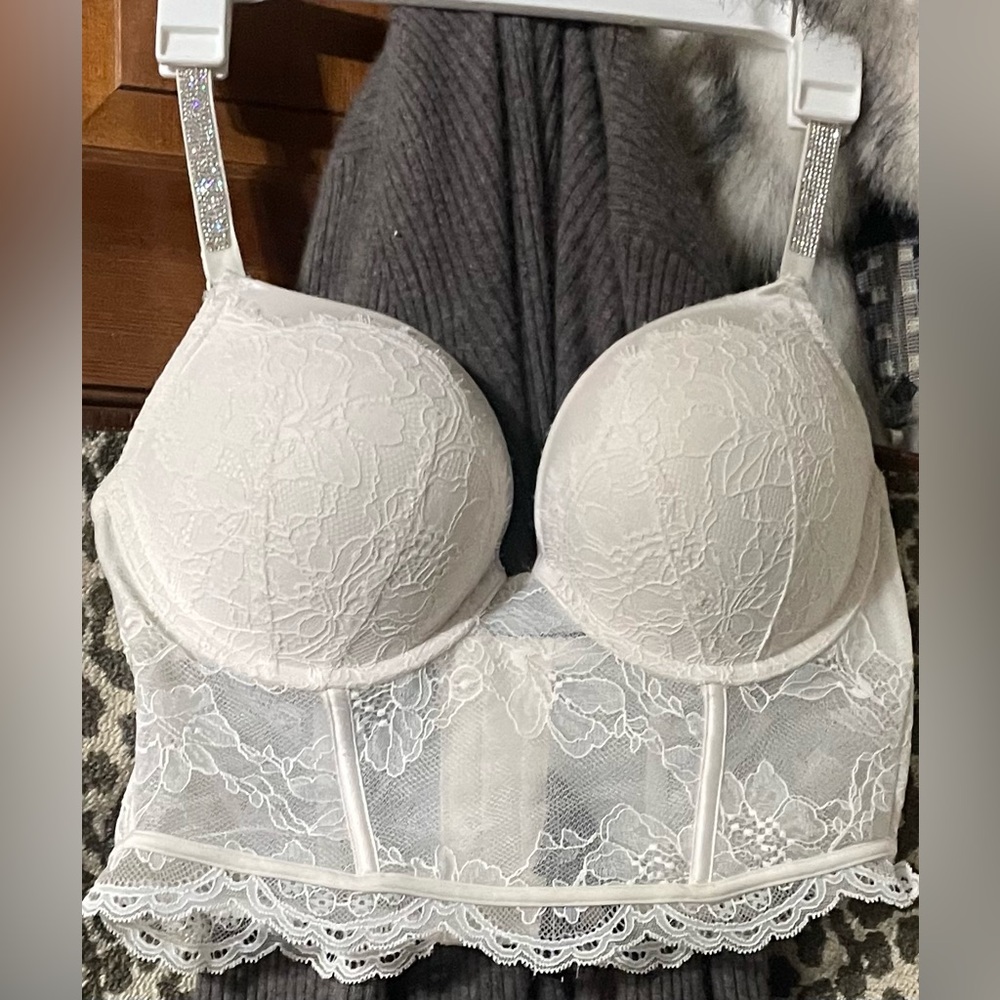 Victoria's Secret Very Sexy Bombshell Add-2-Cups Push-Up Corset Bra Size 36c🤍 - Picture 7 of 16